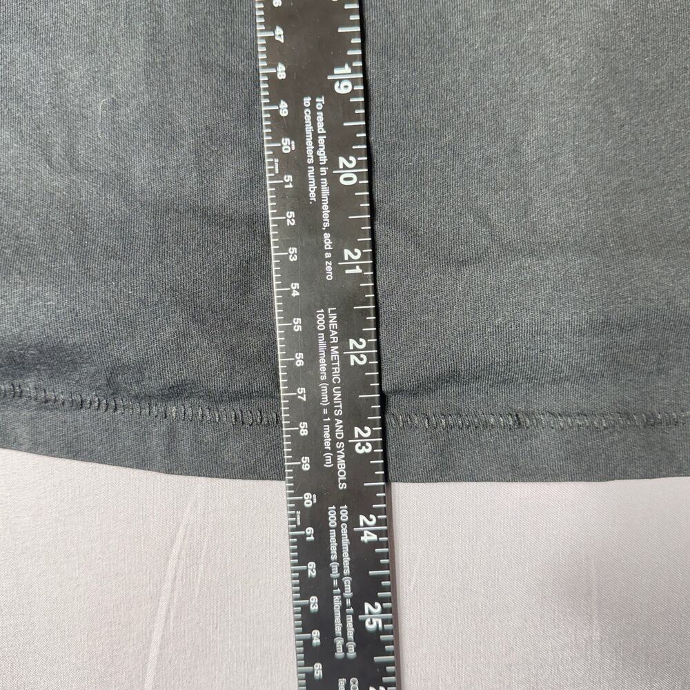 Fabletics NWT Women's XL Oversized Boxy Cropped T-Shirt Dark Grey - Picture 4 of 7
